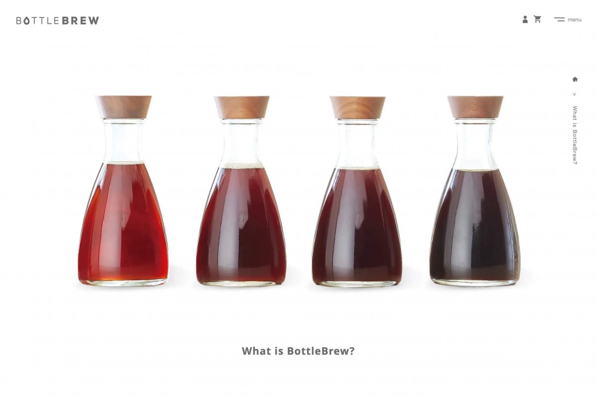 BottleBrew　CRAFT YOUR OWN SOY SAUCEのPCデザイン画像